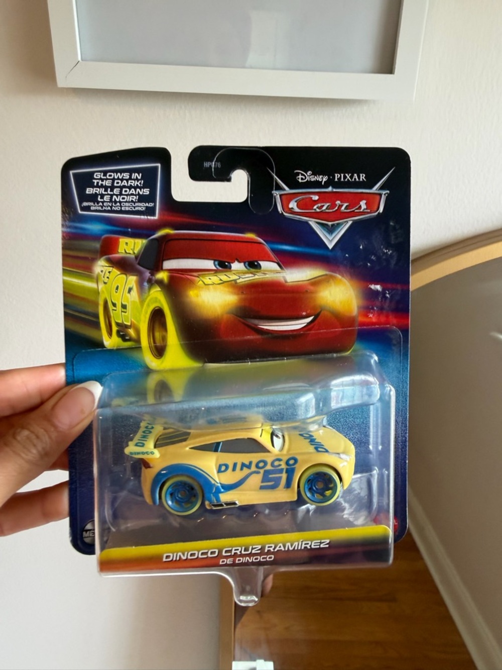 Mattel Dinoco Cruz Ramirez Yellow and Blue Die-Cast Toy Car